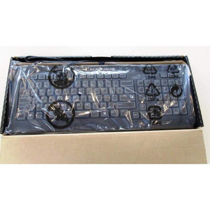 Dell NEW Dell AlienWARE Multimedia Black USB Keyboard 40CM0 SK-8165