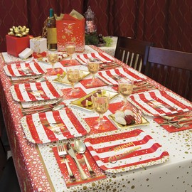 Unique gift bag, 9" x 7" x 4", Gold