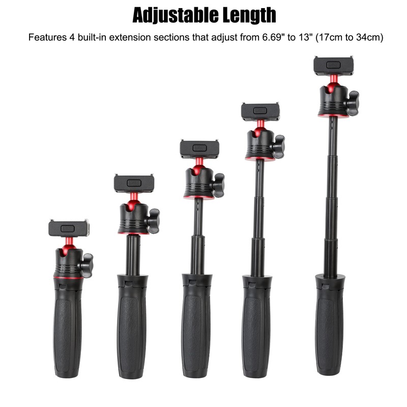 Pellking Quick-Release Extendable Tripod for DJI Osmo Nano & Action