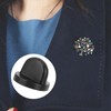 Tinoaly 150pcs Rubber Pin Backs, Butterfly Clutch Replacement Backing Keepers