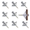 Pack of 150 Cavity Dowels Butterfly Expansion Screws Set for