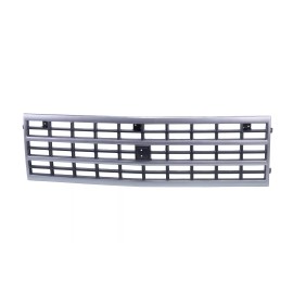 TopAlpha Silver Front Grille w/Black Insert For 92-95 Chevy G Series Van G10 G20 G30 P30