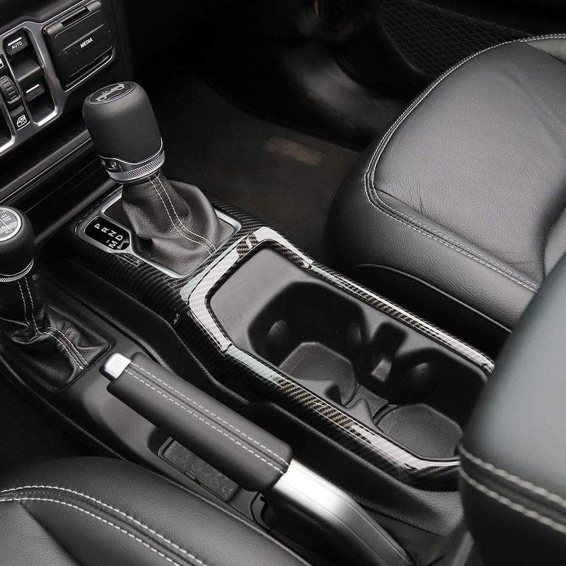 JeCar Gear Shift Cup Holder Panel Trim Cover for Jeep