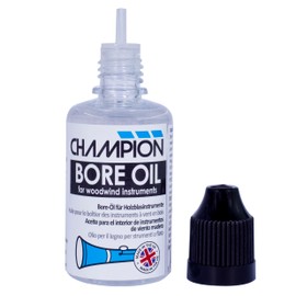 Champion Bore Oil For Clarinet, Oboe, Recorder, Bagpipes & Wooden Musical Instruments. Musical Instrument Care Bore Oil Enriches Tonewood & Reduce Cracking & Warping. Made in the UK (30ml)
