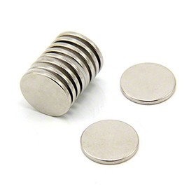 N35 Neodymium Magnet for Arts, Crafts, Model Making, DIY, Hobbies and Packaging - 20mm dia x 2mm thick - 2.3kg Pull - Pack of 10