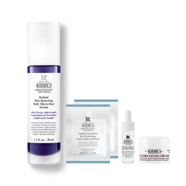 Kiehl's DS RTN Renewing Serum, 1.7 fl oz (50 ml), Retinol, Starter Set, Moisturizing, Retinol, Pore Tightening, Genuine Product