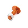 sourcing map Pack of 30 Hexagonal Head Motorcycle Bolts Nuts