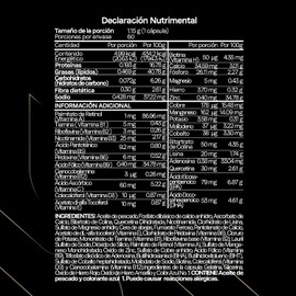 Multivitamínico para Hombre | Quercetina y Adenosina | Vitamina y Minerales | Certificado FST | Energía y Bienestar Diario | 60 Cápsulas | 2 Meses