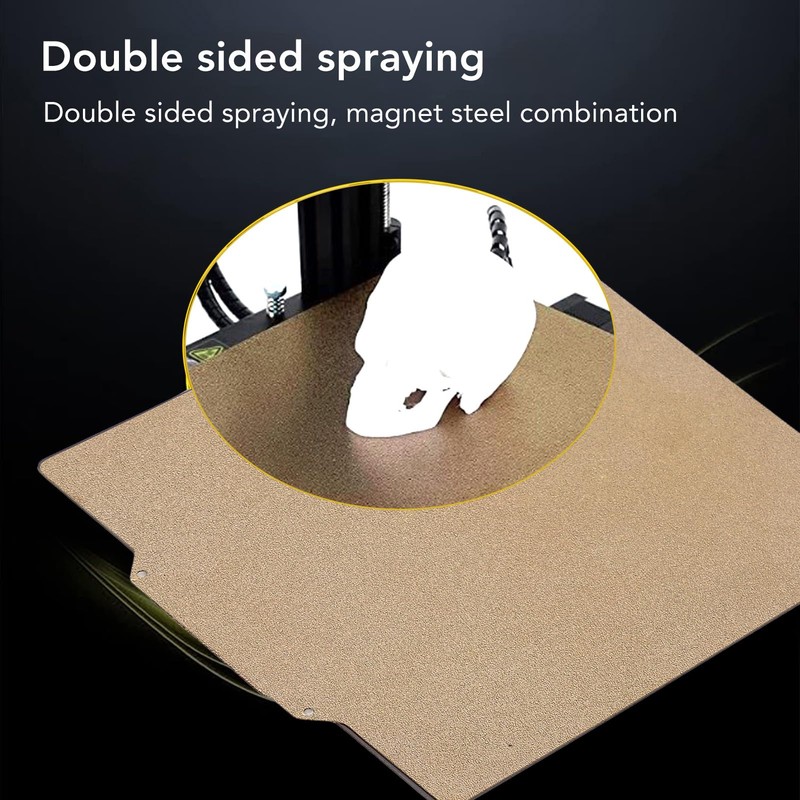 Building Plate for 3D Printer, 200 x 200 mm, Double