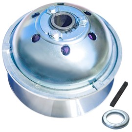 BRIDOIF Comet 780 Series Go-Kart Driver Clutch 1" Bore 1/4" Keyway, for Taking a 1 3/16-1 1/4" Wide Belt 4 Cycle Engines, Replace# 302405A (Silver)