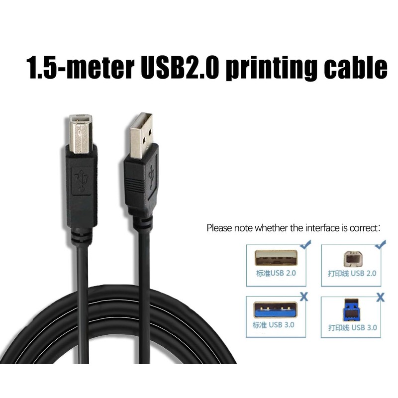 UIGOCLE Cable is Compatible with USB PC Computer Cable is