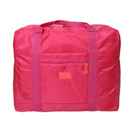 Organisation Waterproof Clothing Travel Nylon Travel Bag Storage Bag Handle Folding Quilt Tasks and Organisers Cable Charger Organiser (Hot Pink, One Size)