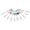 sourcing map PCB Drill Bits 0.2mm-1.1mm Tungsten Carbide Rotary Tool