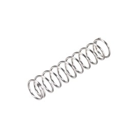sourcing map Compression Spring Stainless Steel 304 5 mm Outer Diameter 0.5 mm Cable Thickness 11 mm Compressed Long 20 mm Free Long 7.8N Load Capacity Silver Pack of 20