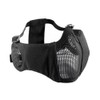 OneTigris Airsoft Mask Foldable Half Mesh Face Mask Face Protection