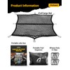 AUTOWN Cargo Net for Pickup Truck Bed - Stretchable 4'x4'