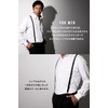 Style Equal Suspenders, 0.6 inch (15 mm), Width X-Shape, Hanging