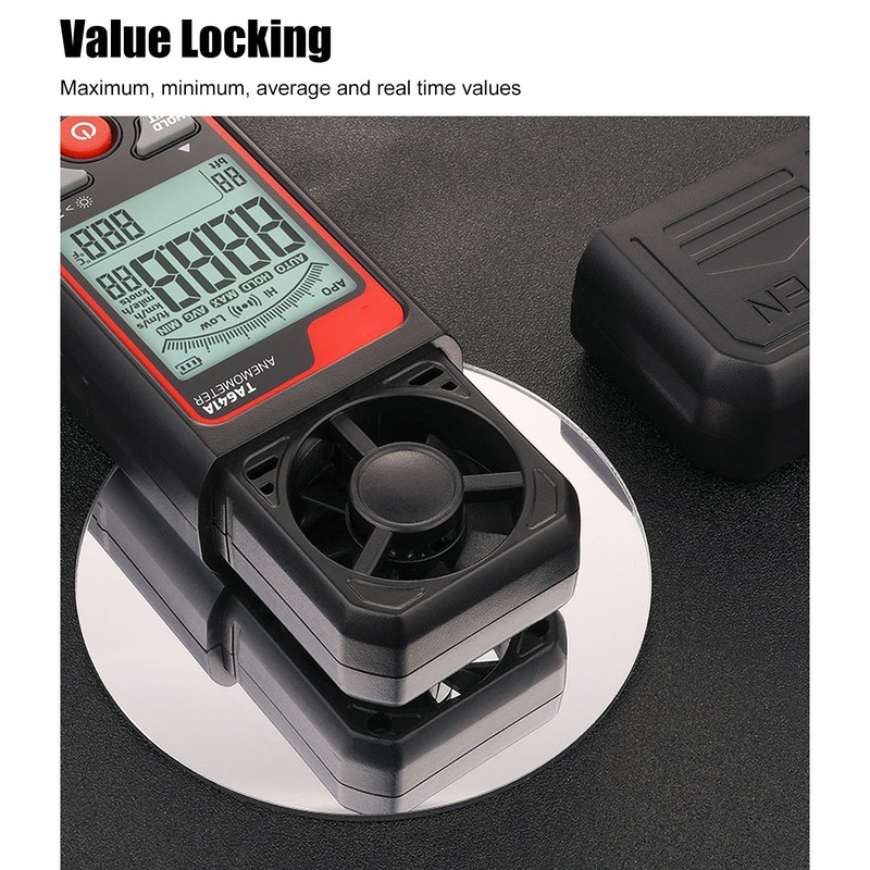 8 Blades Digital Anemometer High Accuracy Handheld Wind Speed Meter