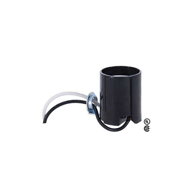 B&P Lamp® Med. Base Lamp Socket with Side Mount 1/8F