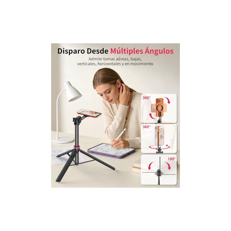 Gahenwo 175 cm Magnético Tripie para Celular Selfie Stick con