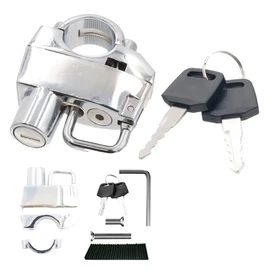 Liberator Helmet Lock Holder for Bicycles, Medium-sized, Large Moped, Helmet Lock, Helmet Holder, Key, Anti-Theft, Scooter, Handlebar, Anti-Theft, General, Stay, Master Cylinder, Road Bike, φ0.9 - 1.0 inches (22 - 25 mm)