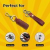 Everwish Creations Soft Leather Keychain Set | Travel keychain |