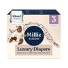 Millie Moon Luxury Diapers (Size-3 and Count-144) Diaper Weight Range: