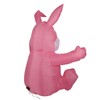 4.9ft Easter Inflatable Bunny Happy Easter Bunny Decoration Outdoor Blow
