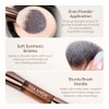 MAANGE Brochas para Maquillaje Profesional, 6 Piezas de Doble Punta