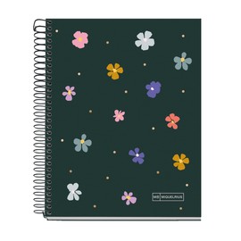 Miquelrius - A5 Notebook, 7mm Lines, Hardcover Notebook, 120 Micro Perforated Sheets, A5 with 4 Colors to Organize 70gsm Extra Matte Paper, 2 Staple Holes