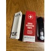 WENGER Swiss Executive Knife - Black Knife File Tweezers New
