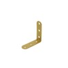 Wealrit 8 pcs Gold L Shape Brackets,Right Angle Corner Brace
