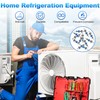 100Pcs HVAC Schrader Valve Core, High-Pressure Valve Stem Core with