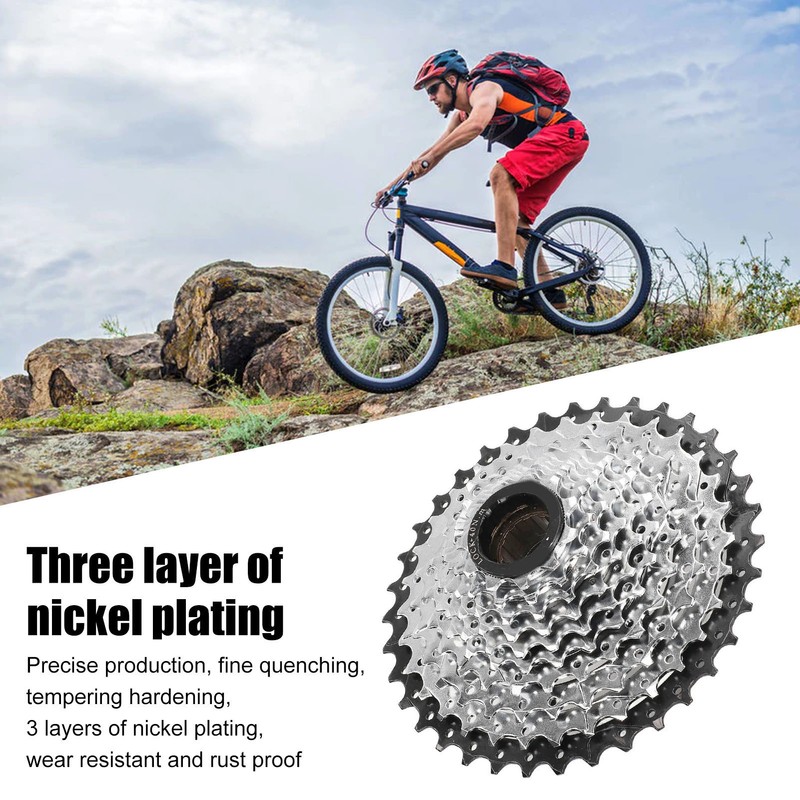Mountain Bike 10 Speed Spin Flywheel Speed Tower Freewheel 11‑36T
