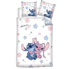 Stitch & Angel 100% Polycotton Duvet Cover 135 x 200 cm + Pillowcase 48 x 74 cm