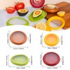 rimzuej Fruit and vegetable Anti-oxidation Storage Box,Silicone Fruit Storage Box,