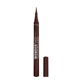 Rimmel Rimmel Wonder'Ink Precision Liquid Eyeliner Pen, 002 Spiced Chestnut, Waterproof, Smudge-proof, Long-Lasting, Highly Pigmented Formula, True Matte Finish, Soft Felt Tip, Cruelty Free, Vegan