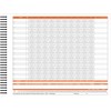 Perfect Strike Baseball Scorebook with Rules and Scoring Instructions. Heavy
