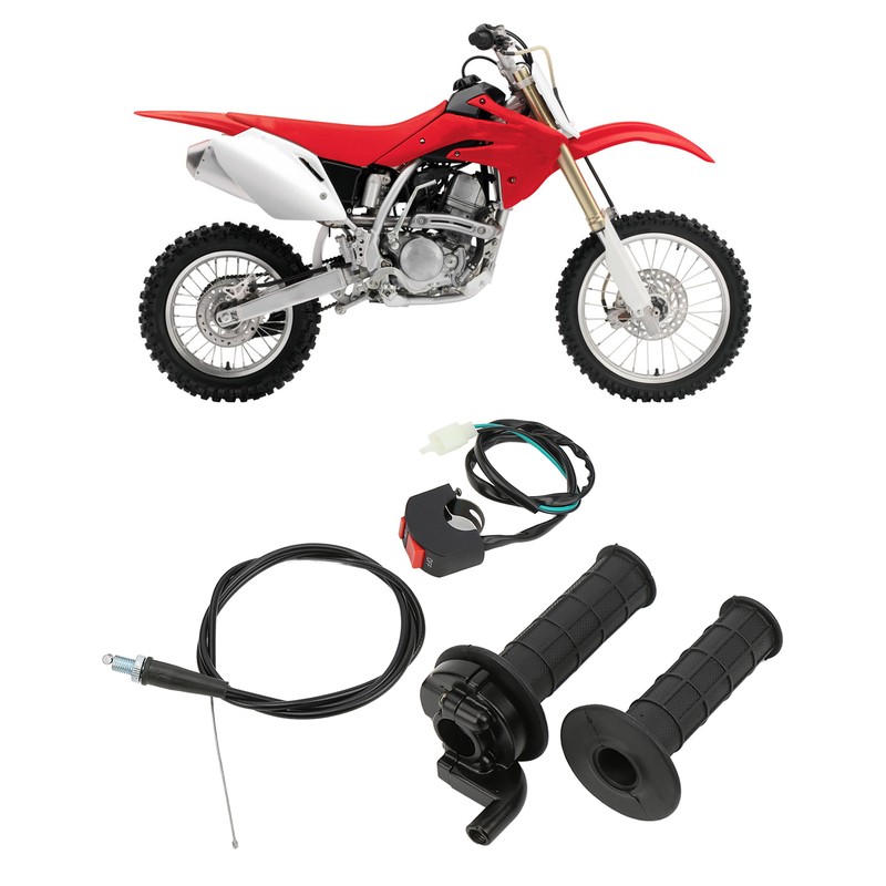7/8in Twist Throttle Grip with Cable Kill On Off Switch