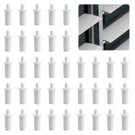 UFURMATE Shutter Repair Pin 100Pcs White Replacement Repair Pin for Window Plastic Spring Loaded Louver Repair Pin Blinds Repair Pin Replacement Plantation Shutter Pin(Dia. 5mm/0.2in)