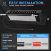 MICTUNING 1pc RV Porch Light, 9" Inch 54W 2000LM Camper
