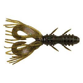 Berkley Unisex Adult PowerBait Zestail Fishing Lure 4" Green Pumpkin Green 6 Pack 4" (6 Count)