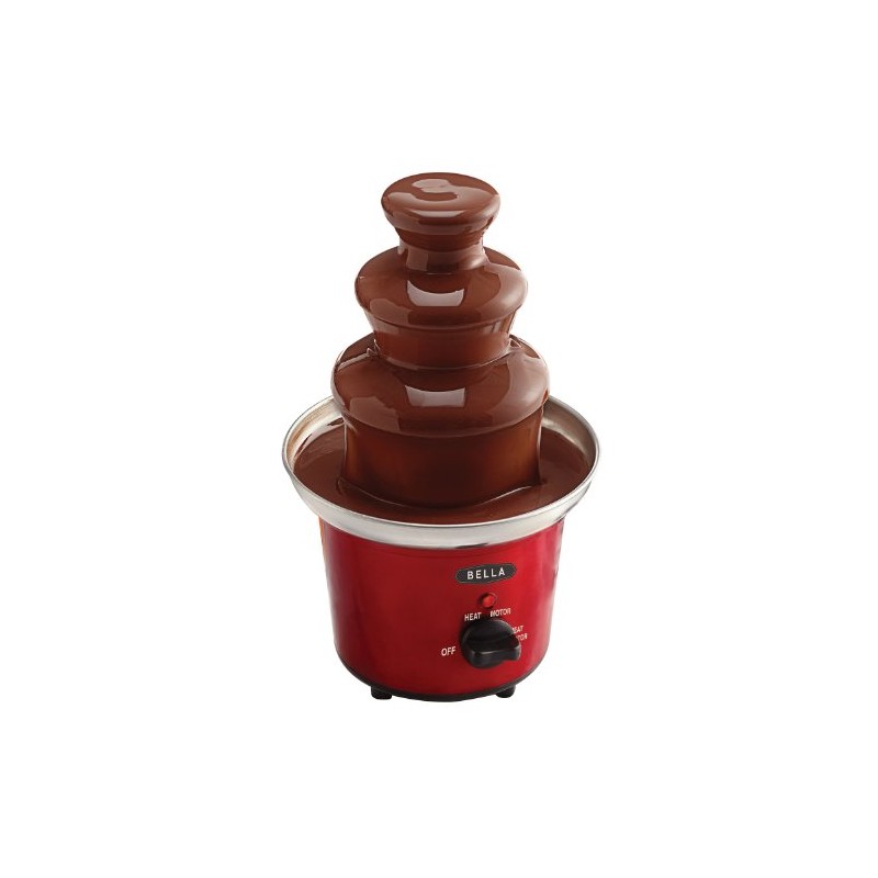 BELLA 13715 Chocolate Fountain Maker, Red