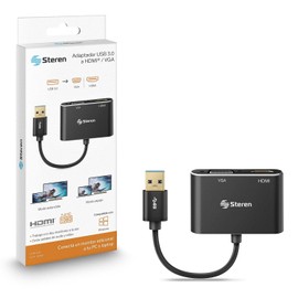 STEREN Adaptador USB 3.0 a HDMI/VGA COM-476