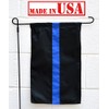 US Flag Factory - Garden Flag 12x18 Inch Thin Blue