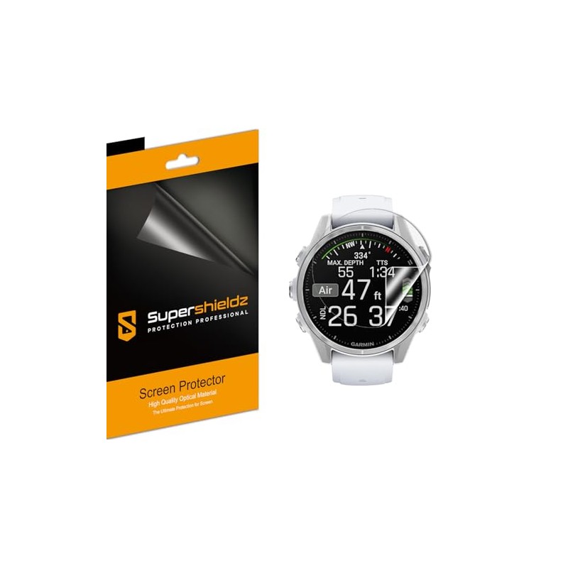 Supershieldz (3 Pack) Designed for Garmin Fenix 8 (43mm) Screen