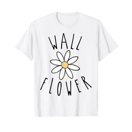 Introvert Wallflower Rounded Text Poster T-Shirt