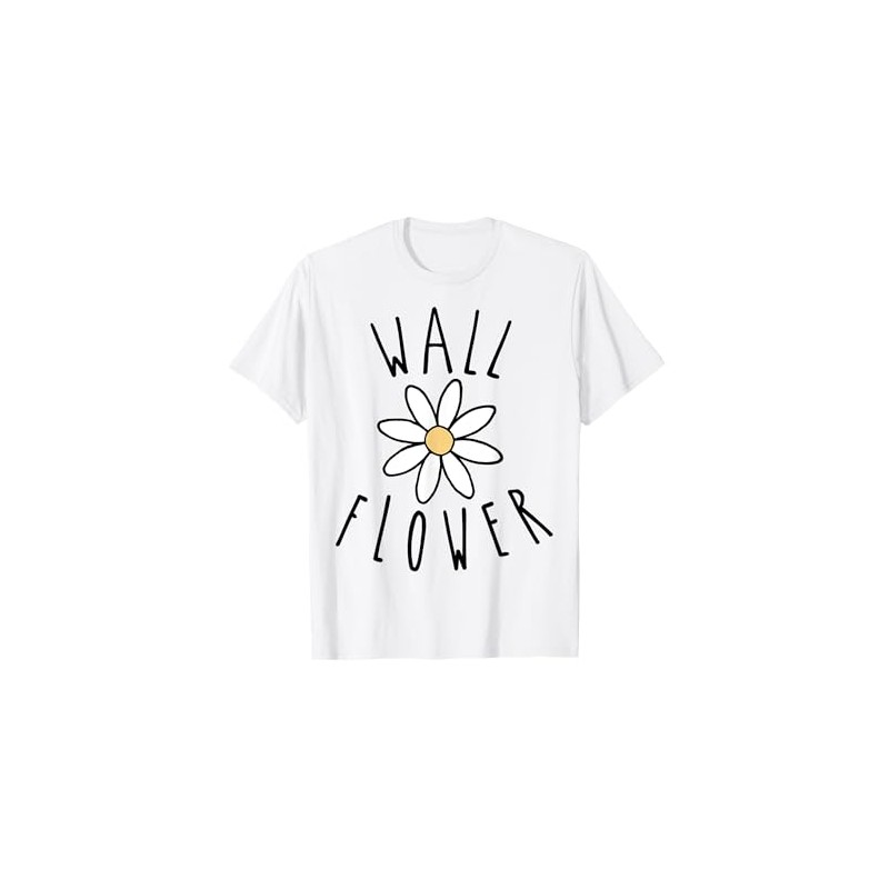 Introvert Wallflower Rounded Text Poster T-Shirt