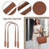 2Pcs 28.3Inch Leather Handbag Handles, PU Leather Purse Strap Handle