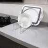 FLSEPAMB Pot Lid Organizer Pan Lid Organizer Kitchen Pot Lid